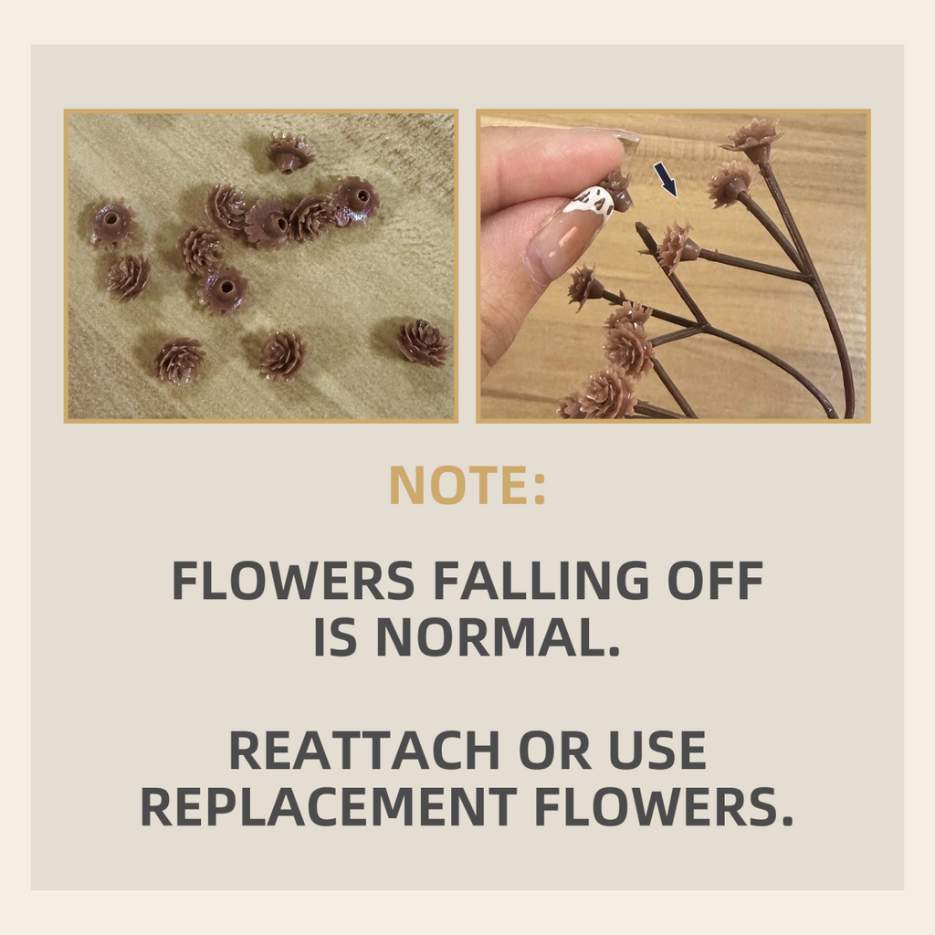 HOMCOM 5ft Artificial Tree with Warm White LED Lights, Baby Breath Flowers